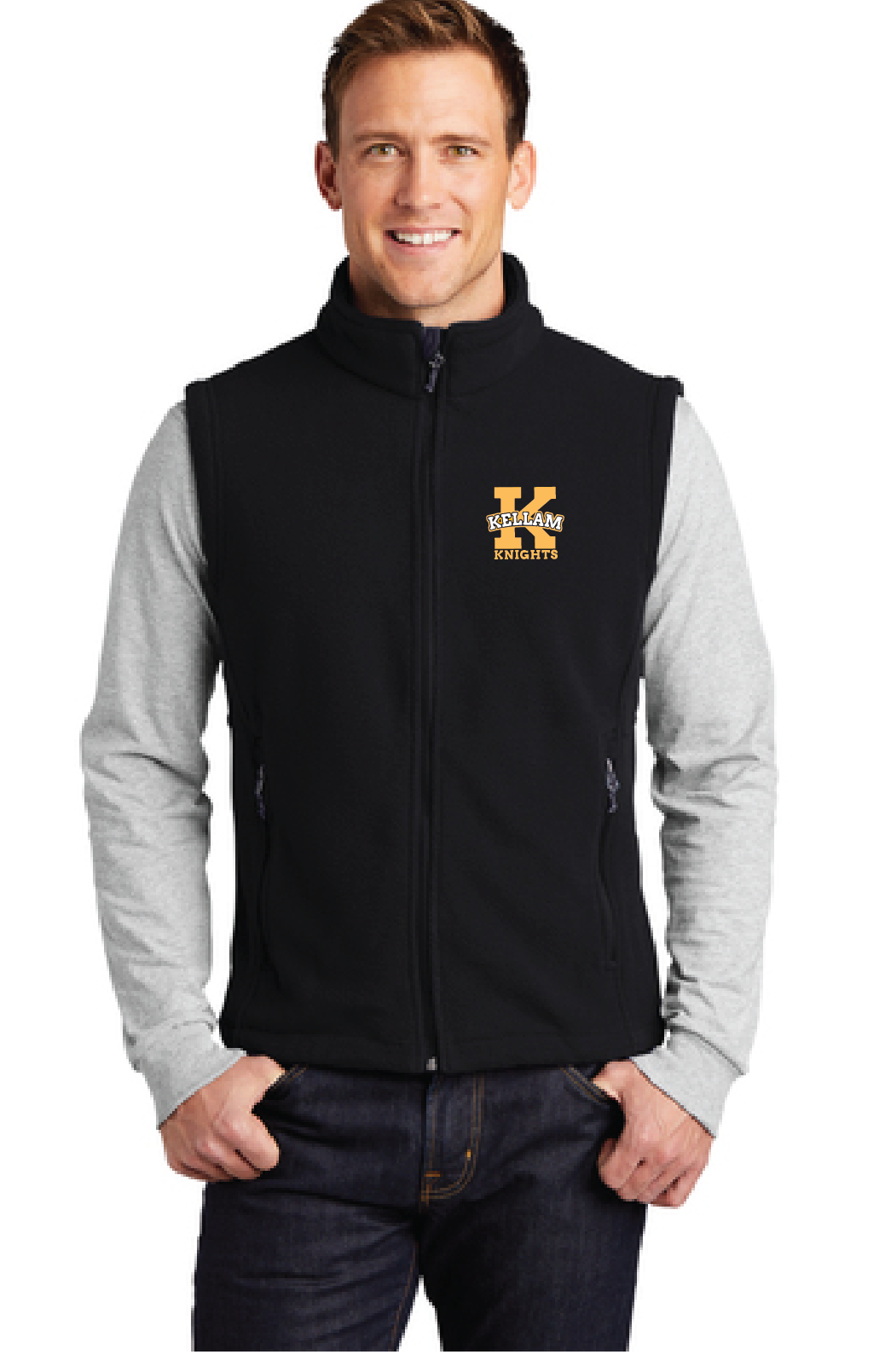Value Fleece Vest / Black / Kellam High School Soccer