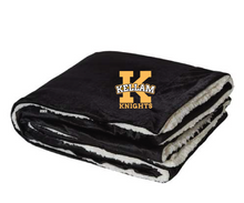Alpine Fleece Sherpa Blanket / Black / Kellam High School Soccer
