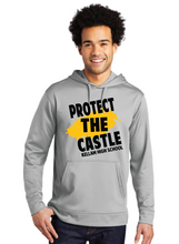 Performance Fleece Pullover Hooded Sweatshirt / Silver / Protect The Castle / Kellam High School Soccer