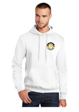 Core Fleece Pullover Hooded Sweatshirt / White / Kellam High School Lacrosse