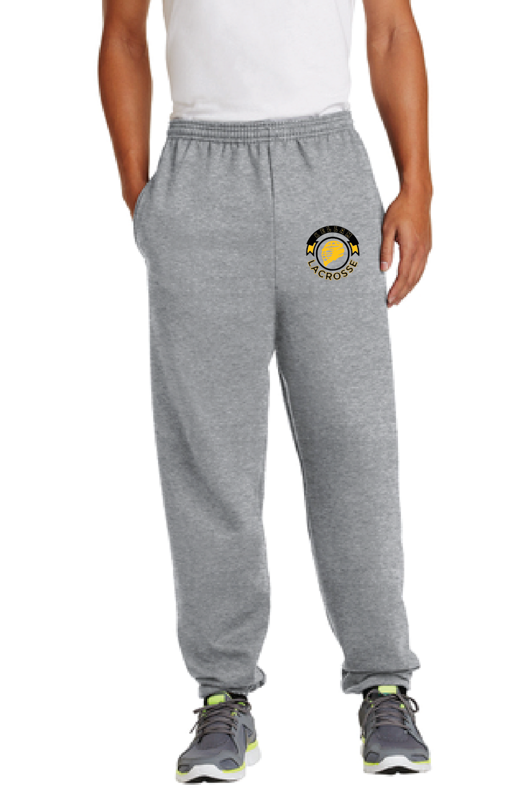 Essential Fleece Sweatpant with Pockets / Athletic Heather / Kellam High School Lacrosse