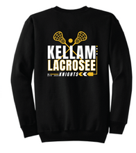 Core Fleece Crewneck Sweatshirt / Black / Kellam High School Lacrosse