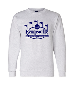 Essential Fleece Crewneck Sweatshirt / Ash / Kempsville High School
