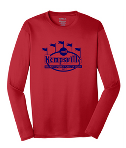 Long Sleeve PosiCharge Competitor Tee / Red / Kempsville High School