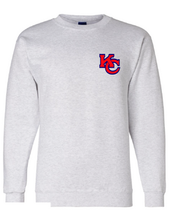 KC Fleece Crewneck Sweatshirt / Ash / Kempsville High School
