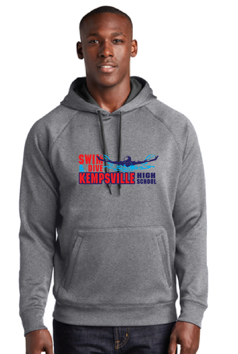 Tech Fleece Hooded Sweatshirt / Vintage Heather / Kempsville High School Swim & Dive Team