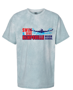 Colorblast Heavyweight T-Shirt / Ocean / Kempsville High School Swim & Dive Team