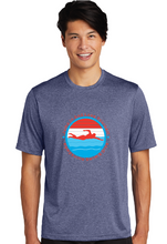 Heather Performance Tee / Heather Navy / Kempsville High School Swim & Dive Team