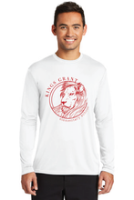 Long Sleeve Performance Tee / White / Kings Grant Elementary Staff