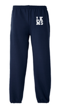 Fleece Cinch Bottom Sweatpant with Pockets / Navy / Larkspur Wrestling