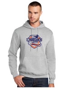 Fleece Hooded Sweatshirt / Ash Grey / Lynnhaven Middle School Baseball
