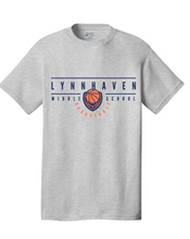 Cotton Tee / Ash / Lynnhaven Middle School Basketball