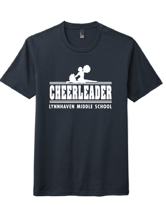 Cotton T-Shirt / Navy / Lynnhaven Middle Cheer