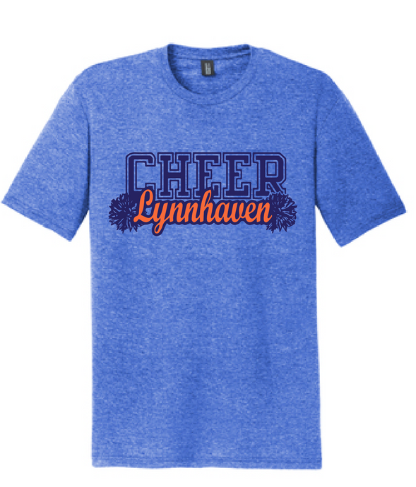 Tri-blend T-Shirt / Royal Frost / Lynnhaven Middle Cheer