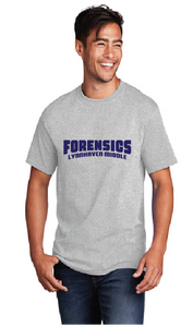 Cotton T-Shirt / Ash Gray / Lynnhaven Forensics