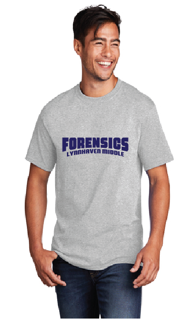 Cotton T-Shirt / Ash Gray / Lynnhaven Forensics