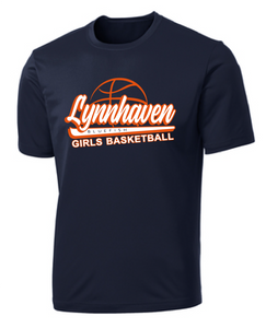 Performance Tee / Navy / Lynnhaven Middle Girls Basketball