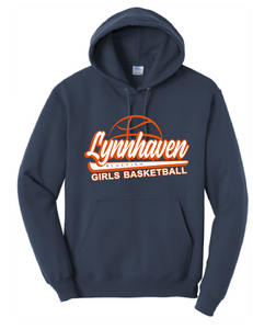 Fleece Crewneck Sweatshirt / Navy / Lynnhaven Middle Girls Basketball