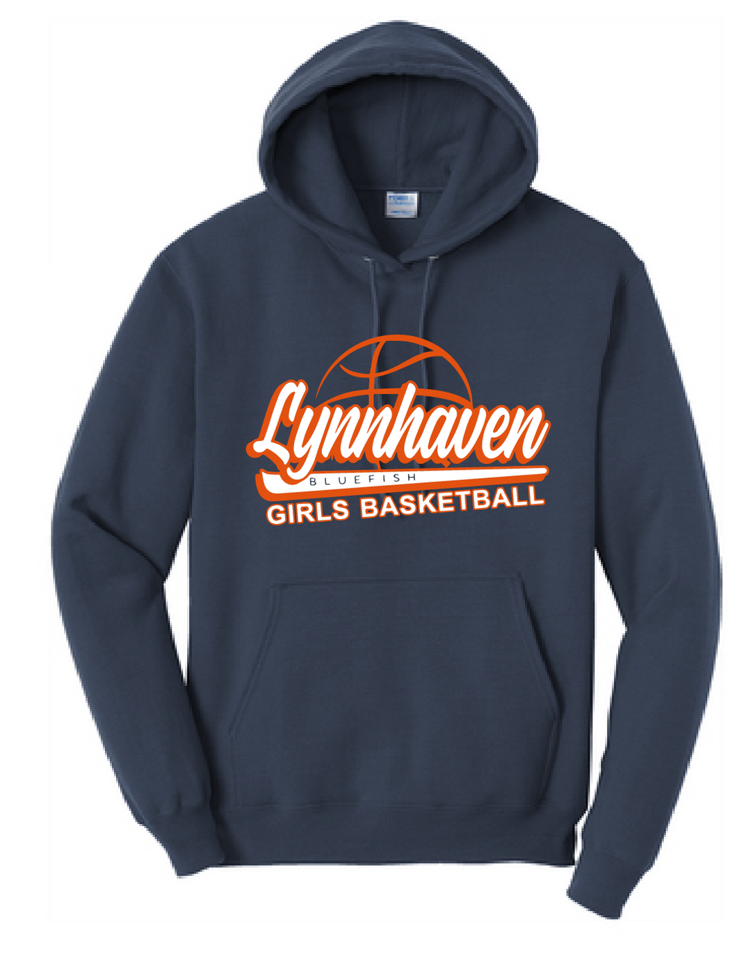 Fleece Hooded Sweatshirt / Navy / Lynnhaven Middle Girls Basketball