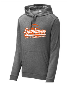 Tri-Blend Wicking Fleece Hooded Pullover / Graphite / Lynnhaven Middle Girls Basketball