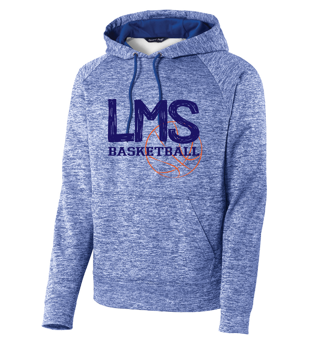 LMS Basketball Sweatshirt - Heathered Blue - Fidgety