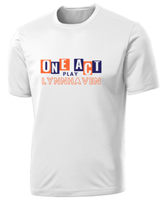 Performance Tee / White / Lynnhaven One Act Play