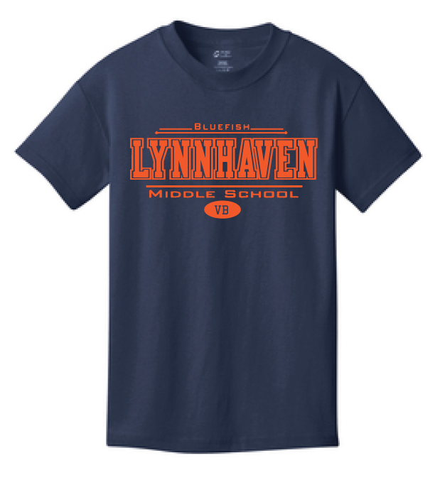 Lynnhaven Short Sleeve Cotton T-Shirt / Navy / LMS - Fidgety