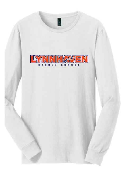 Long Sleeve Cotton T-Shirt / White / LMS - Fidgety