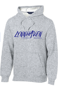 Lynnhaven Graffiti Fleece Hooded Sweatshirt / Ash Gray / LMS - Fidgety