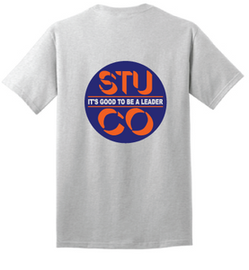 Short Sleeve Cotton T-Shirt / Ash Gray / LMS Student Council