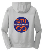 Performance Fleece Pullover Hooded Sweatshirt (Youth & Adult) / Silver / LMS Student Council