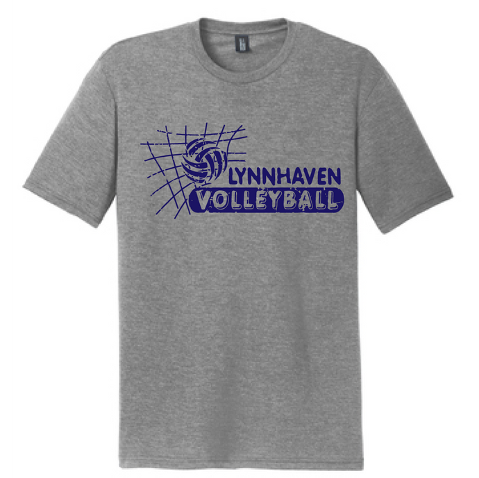 Softstyle Short Sleeve T-Shirt (Youth & Adult) / Heather Gray / Lynnhaven Middle Volleyball