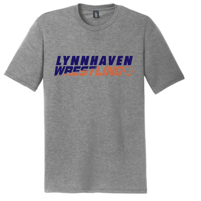 Softstyle Short Sleeve T-Shirt (Youth & Adult) / Heather Gray / Lynnhaven Middle Wrestling