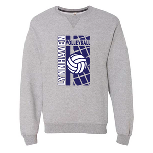 Fleece Sweatshirt / Athletic Heather / Lynnhaven Middle Volleyball