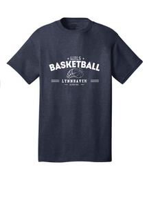 Short Sleeve T-Shirt  /  Navy / Lynnhaven Girls Basketball - Fidgety