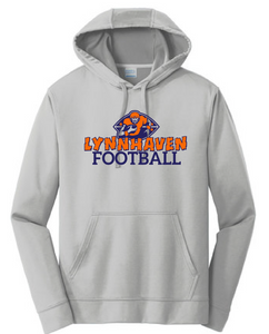 Performance Fleece Hooded Sweatshirt (Youth & Adult) / Silver / Lynnhaven Football