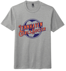 Softstyle Short Sleeve T-Shirt / Gray / Lynnhaven Girls Soccer