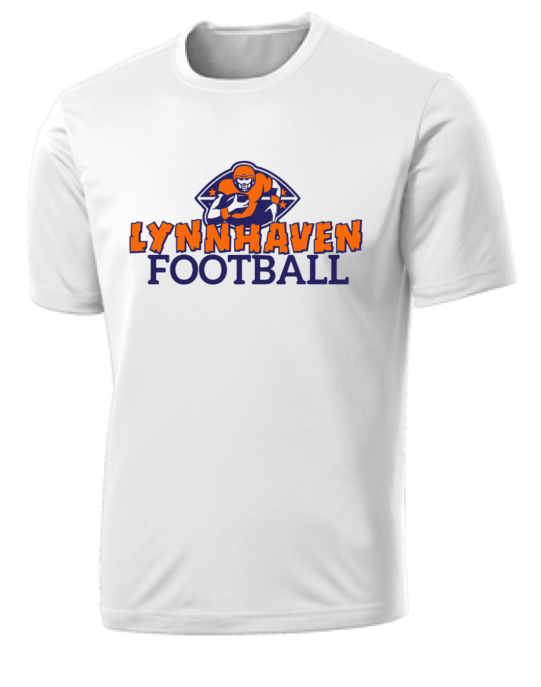 Performance T-Shirt (Youth & Adult) / White / Lynnhaven Football