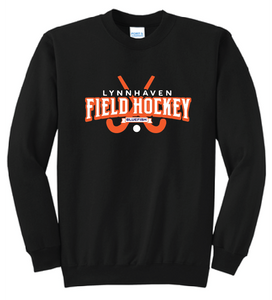 Fleece Crewneck Sweatshirt / Black / Lynnhaven Middle School Field Hockey