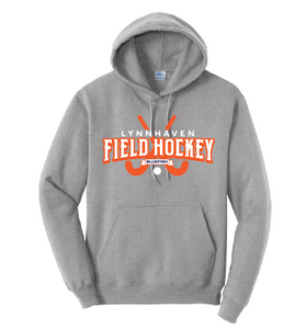 Fleece Hooded Sweatshirt / Athletic Heather / Lynnhaven Middle School Field Hockey