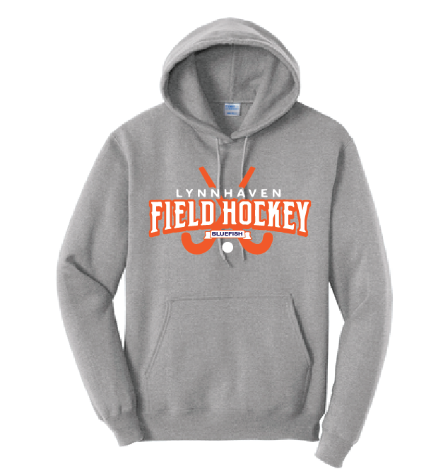 Fleece Hooded Sweatshirt / Athletic Heather / Lynnhaven Middle School Field Hockey