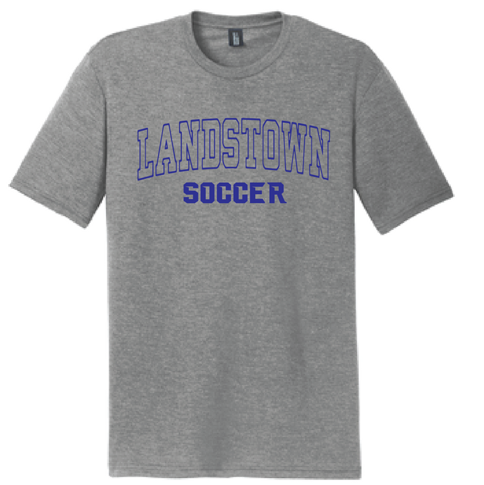 Triblend Short Sleeve Tee / Grey Frost / Landstown High School Soccer