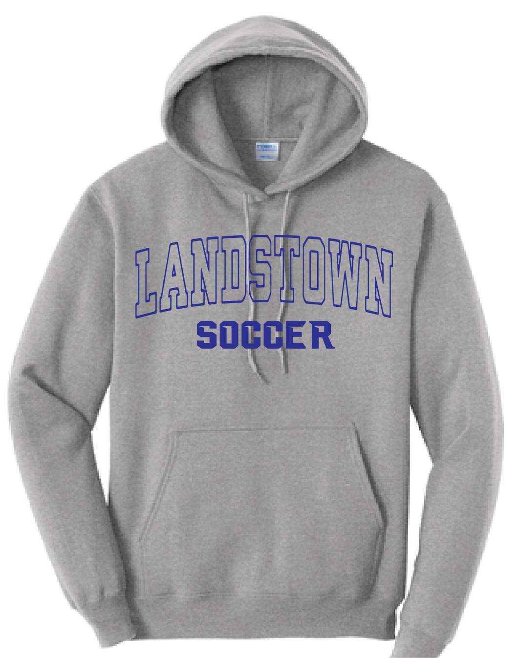 Core Fleece Pullover Hooded Sweatshirt / Athletic Heather / Landstown High School Soccer