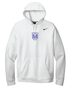 Nike Club Fleece Pullover Hoodie / White / Landstown High School Soccer