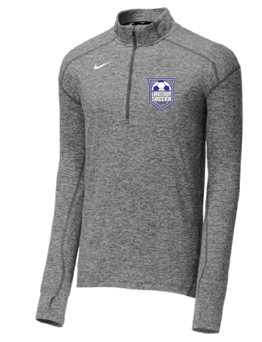 Nike Dry Element 1/2-Zip Cover-Up / Anthracite Heather / Landstown High School Soccer