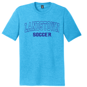 Perfect Triblend Tee/ Turquoise Frost / Landstown High School Soccer