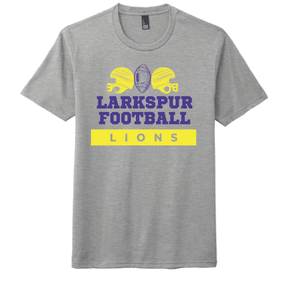 Softstyle Short Sleeve Shirt / Heather Gray / Larkspur Football