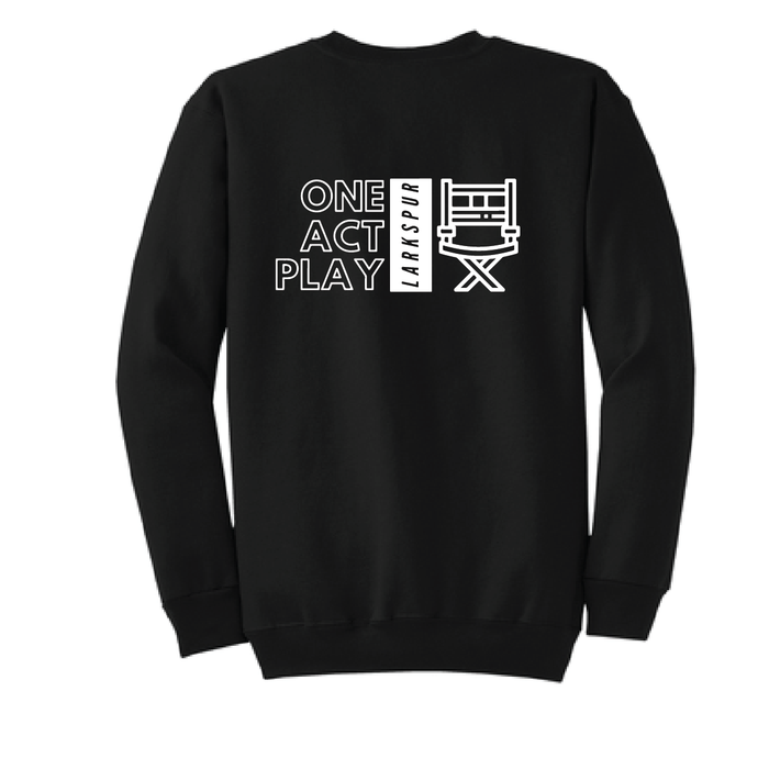 Crew Neck Sweatshirt / Black / Larkspur One Act Play