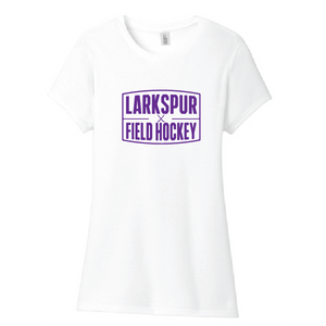 Women’s Perfect Tri Tee / White / Larkspur Middle Field Hockey
