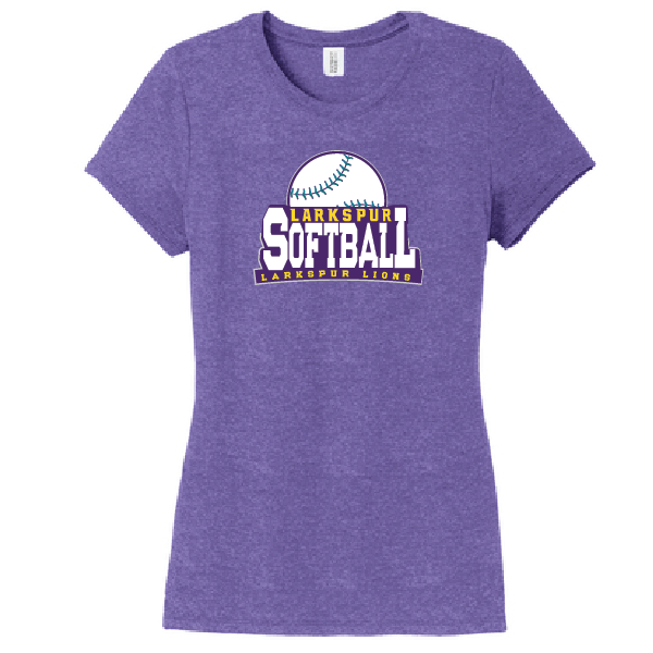 Women’s Perfect Tri Tee / Purple Frost / Larkspur Middle Softball